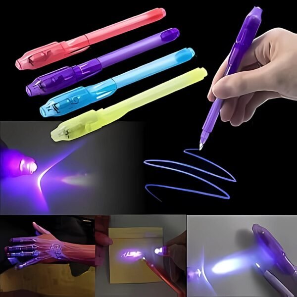 Invisible Ink Pens with UV Light – Pack of 2 - Image 3