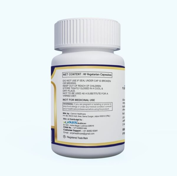 Anjix -Magnesium | 300 mg Magnesium Oxide | 60 Veg Capsules - Image 2