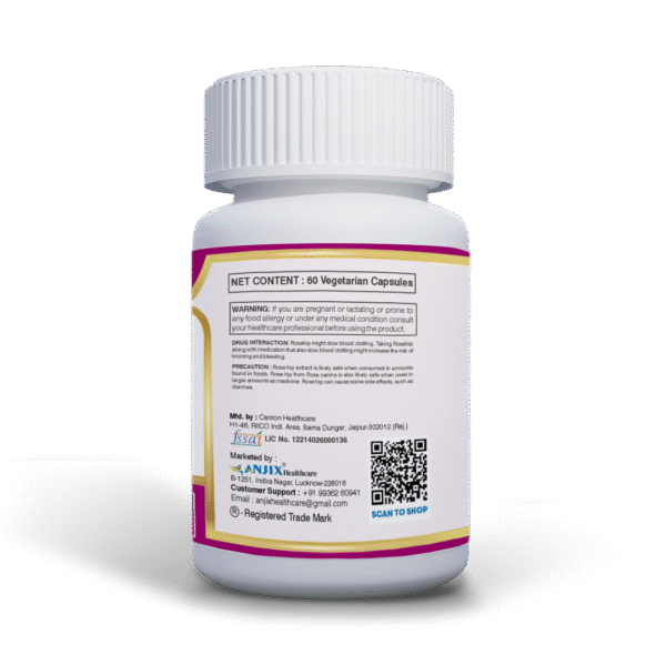 Anjix Rose Hips Extract | Natural Vitamin C | Joint Pains Relief - Image 3