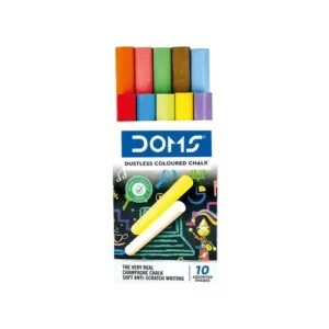 DOMS DUSTLESS  COLOURED CHALKS Pack of 1