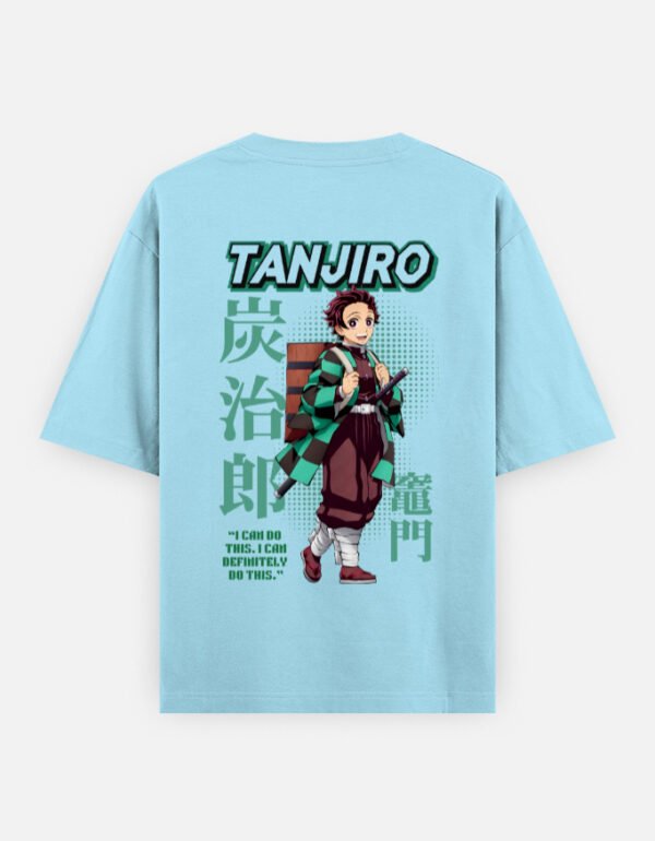 Unisex Oversized Classic T-Shirt-tanjiro - Image 4