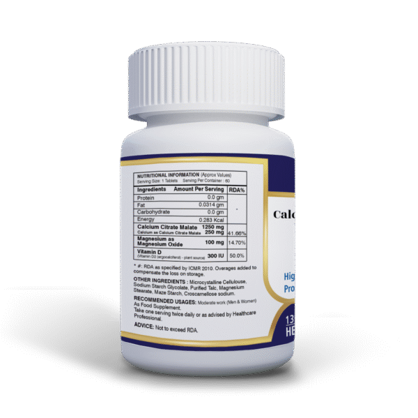 Anjix | Calcium Citrate Malate with Vitamin D2 and Magnesium - Image 2