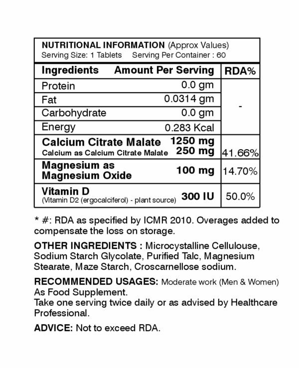 Anjix | Calcium Citrate Malate with Vitamin D2 and Magnesium - Image 5