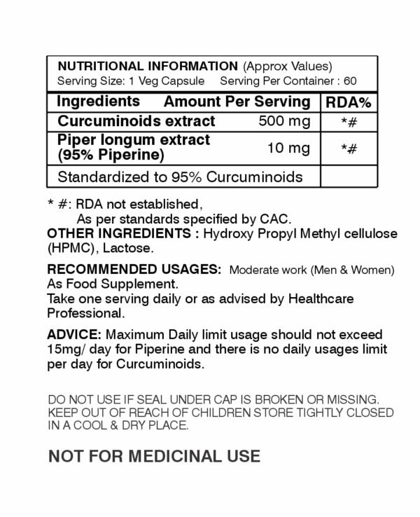 Anjix Turmeric Extract with 95% Curcumin - Image 4