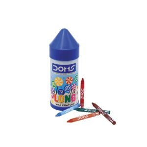 Doms Long Wax Crayons 12 Shades