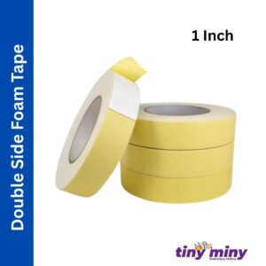Darvesh Double Side Foam Tape, 1 Inch Pack of 12