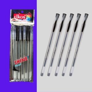 Elkos Shine Ball Pen Black