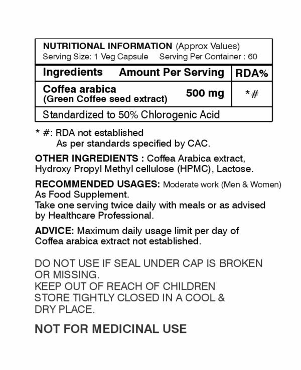 Anjix | Green Coffee Extract for Weight Loss with 50% Chlorgenic Acid - Image 4