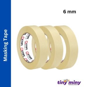 ETI MASKING  TAPE FOR PAINTERS, CARPENTERS, & INDUSTRIAL USE Pack of 6