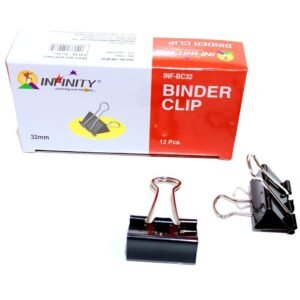 Infinity Binder Clip 32mm (Pack Of 12)