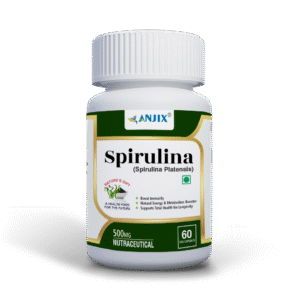 Anjix | Spirulina 500mg | Helps Healthy Cholesterol Level & Improve Digestion | Spirulina Platensis