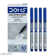 Doms CD-DVD/ OHP Marker Pen Pack Of 10 