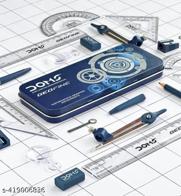 DOMS GEOFINE MATHEMATICAL DRAWING INSTRUMENTS [GEOMETORY BOX]
